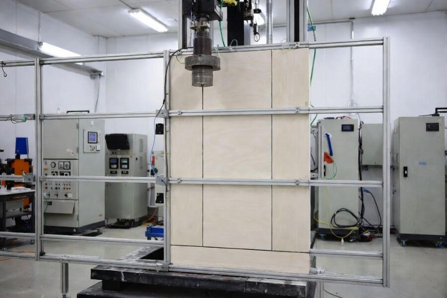 aluminium composite panel facade system testing in laboratory environment aluminium composite panel facade system testing in laboratory environment