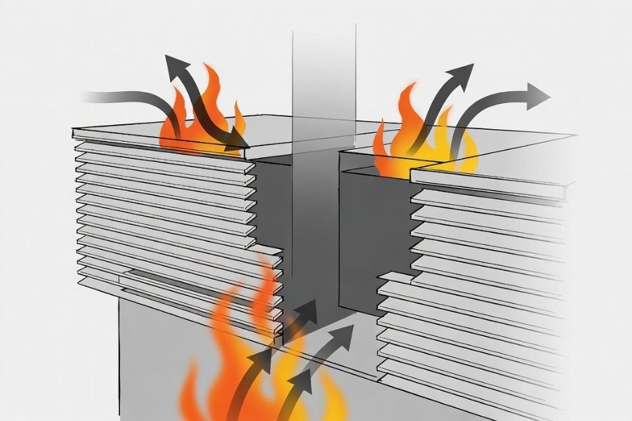 chimney effect in ventilated facade cavity affecting acm cladding fire safety chimney effect in ventilated facade cavity affecting acm cladding fire safety