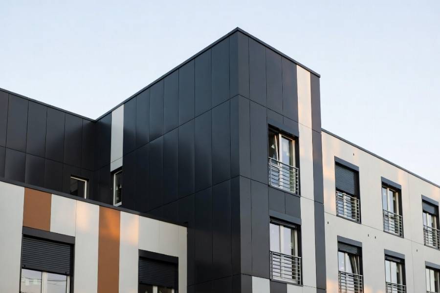 aluminum composite panels used in residential facade cladding modern house design aluminum composite panels used in residential facade cladding modern house design