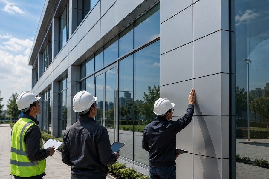 Final metal façade inspection and acceptance checklist for architectural panel systems Final metal façade inspection and acceptance checklist for architectural panel systems
